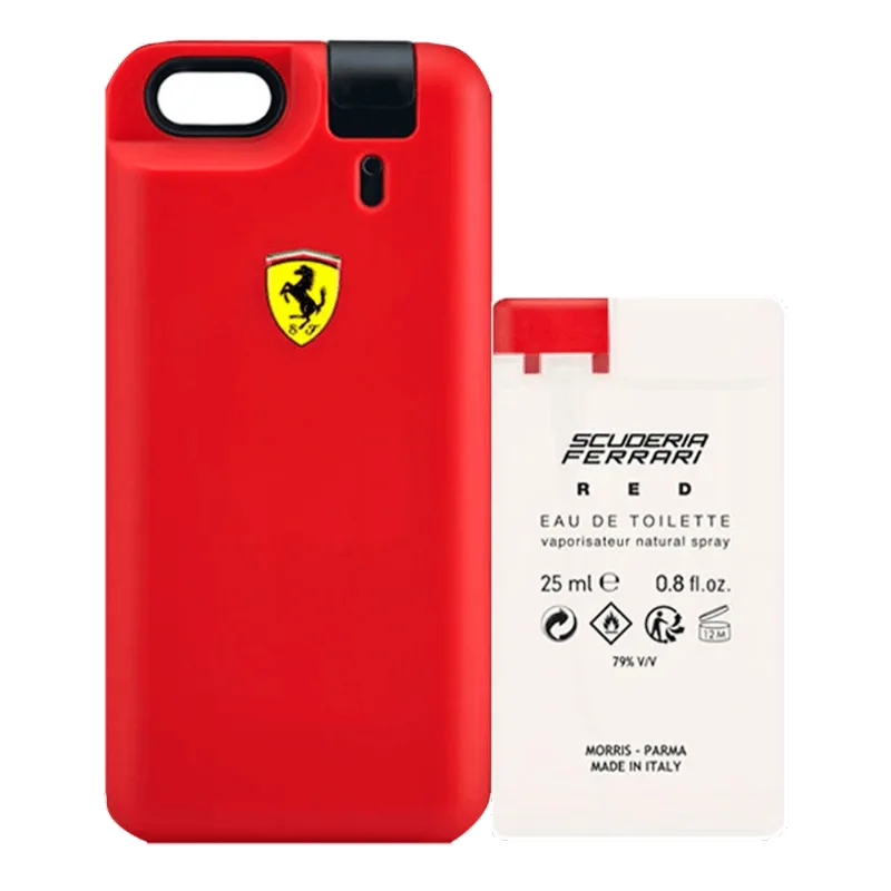 Kit Ferrari Scuderia Red - Capa Para iPhone com Eau de Toilette 25ml + Refil Eau de Toilette 25ml