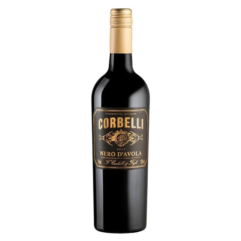 Vinho Italiano Corbelli Nero DAvola DOC Tinto 750ml Vinho Italiano Corbelli Nero D'Avola DOC Tinto 750ml