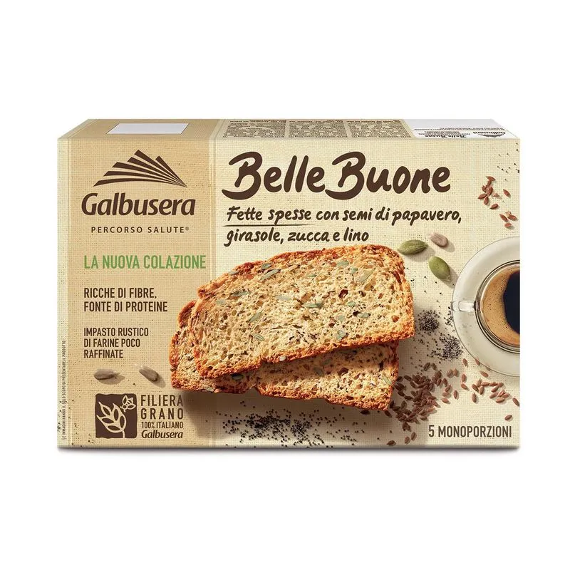 Torrada Belle Buone Girassol, Abóbora E Sem. Papoula 200g