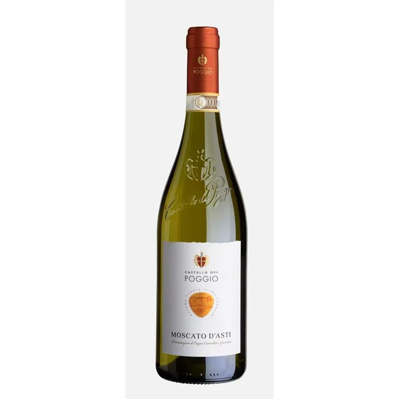 VINHO BRANCO ITALIANO CASTELLO DEL POGGIO MOSCATO DASTI 750ML