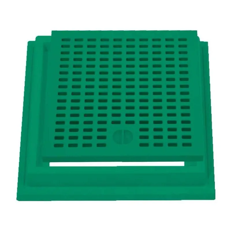 Grelha Com Aro 55x55cm Verde