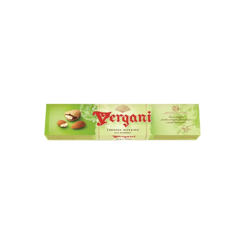 Vergani Turron Blando Con Almendras Y Avellanas