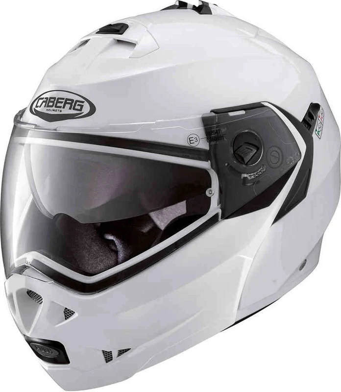 CABERG DUKE 2 CAPACETE DE MOTO SPORTIVOS S MODULARES METAL BRANCO L / BLANCO METAL