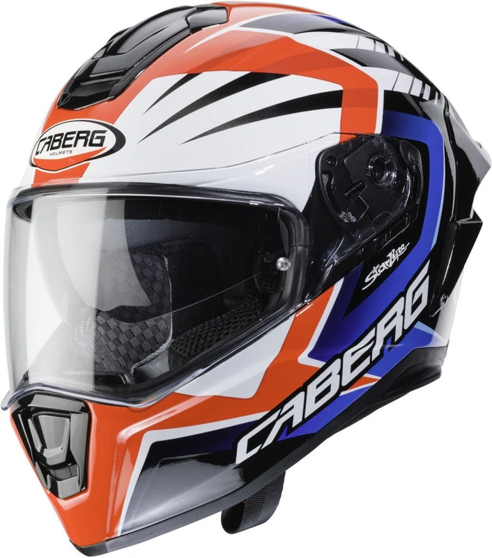 CABERG DRIFT EVO MR CAPACETE DE MOTO 55 SPORTIV INTEGRAL S L / BLANCO / ROJO/ AZUL