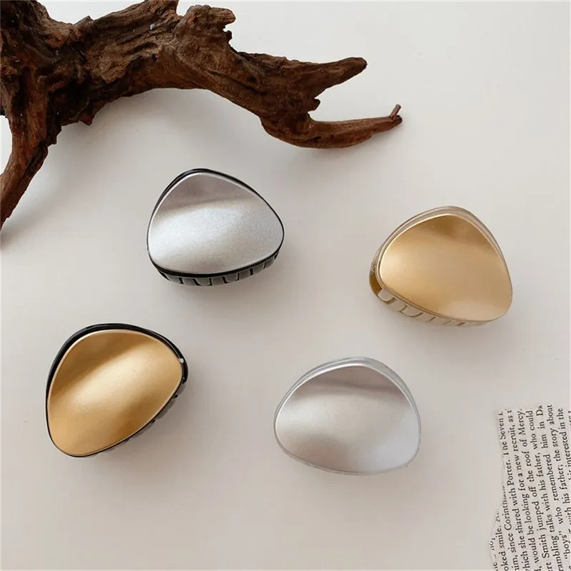 4pcs Acetic Acid Plate Hair Clip, Simples, Luxo, Moda