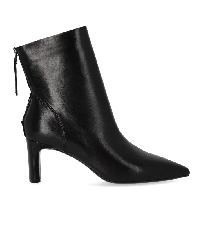 Miss Olivia Gaia Black Heeled Ankle Boot 40