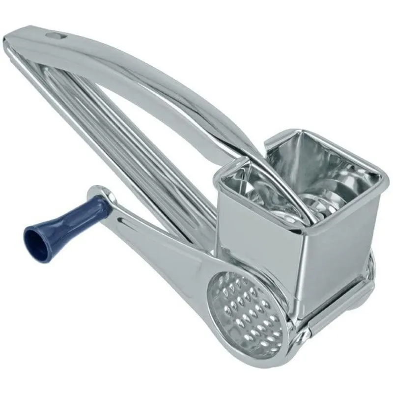 Ralador Inox De Queijo Com Manivela - Metaltex