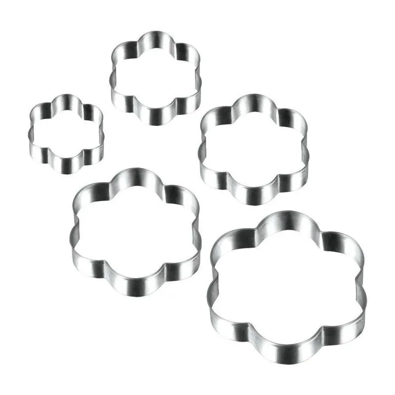 Conjunto 5 Modeladores Para Biscoito Flor Metaltex