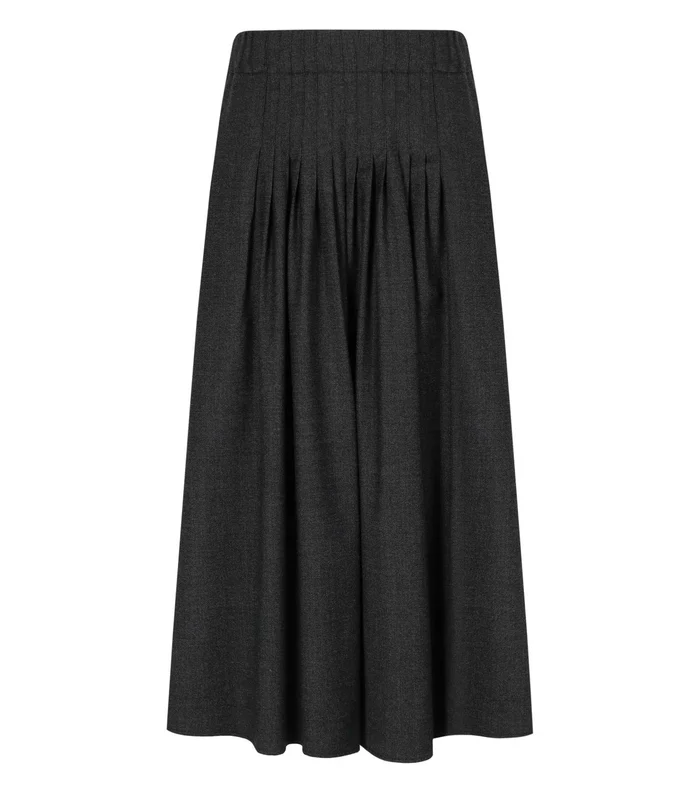 Max Mara Weekend Anthracite Ovest Grey Skirt 42