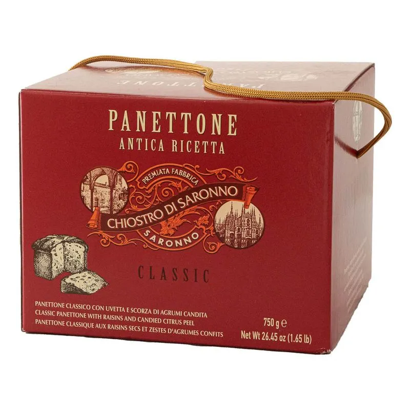 Panetone Milano Classico Elegance Box Chiostro Di Saronno 1kg