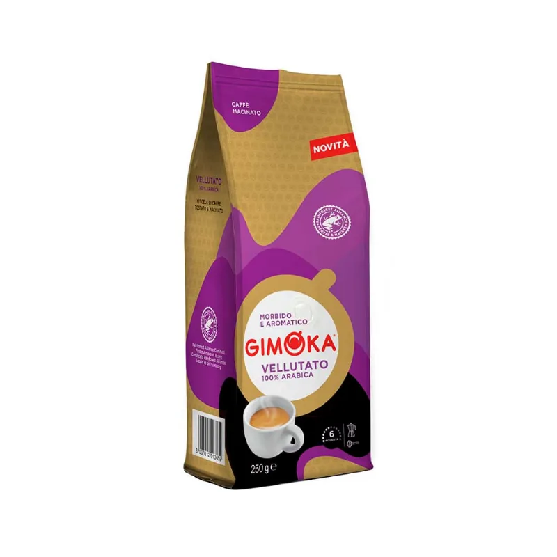 Café Molido Vellutato 250 Grs Intensidad 6 Gimoka