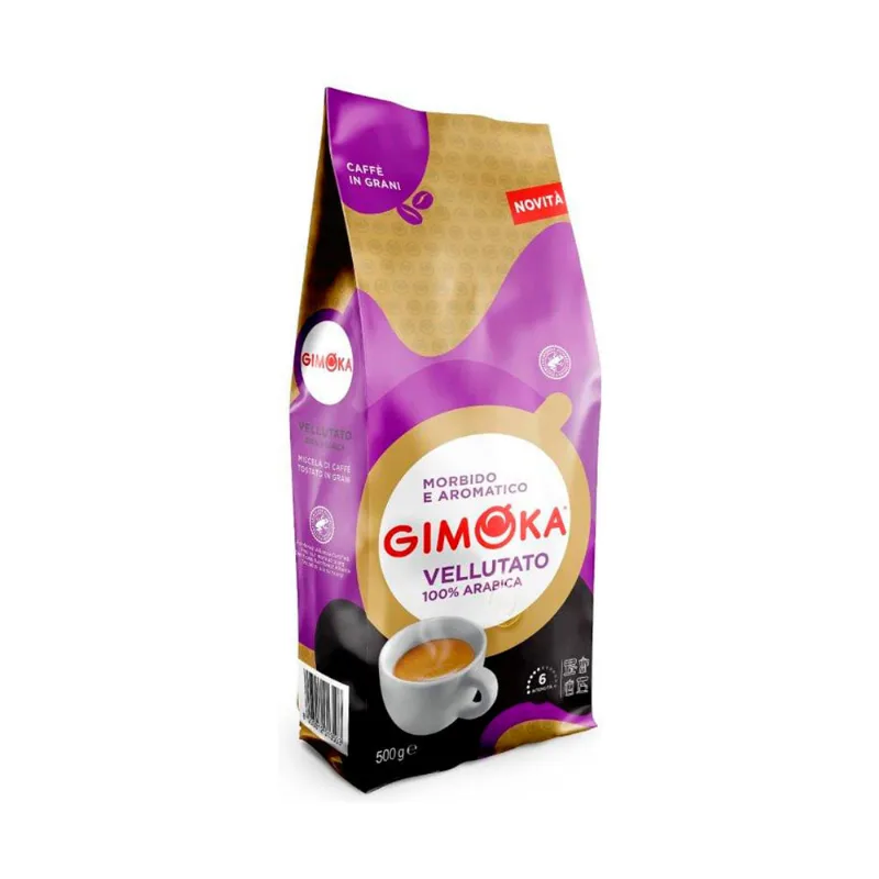 Café en Grano Vellutato Intensidad 6 500 Grs Gimoka