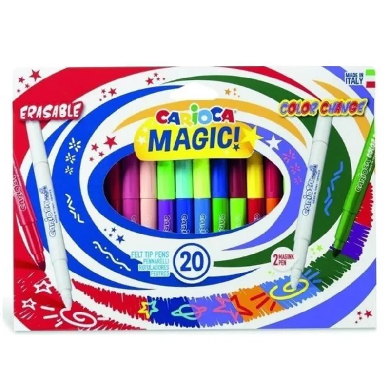 Caneta Hidrocor Magicmarker com 20 Cores - Carioca
