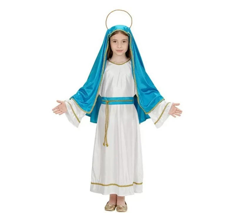 Disfraz de Virgen María para niña 4-5A