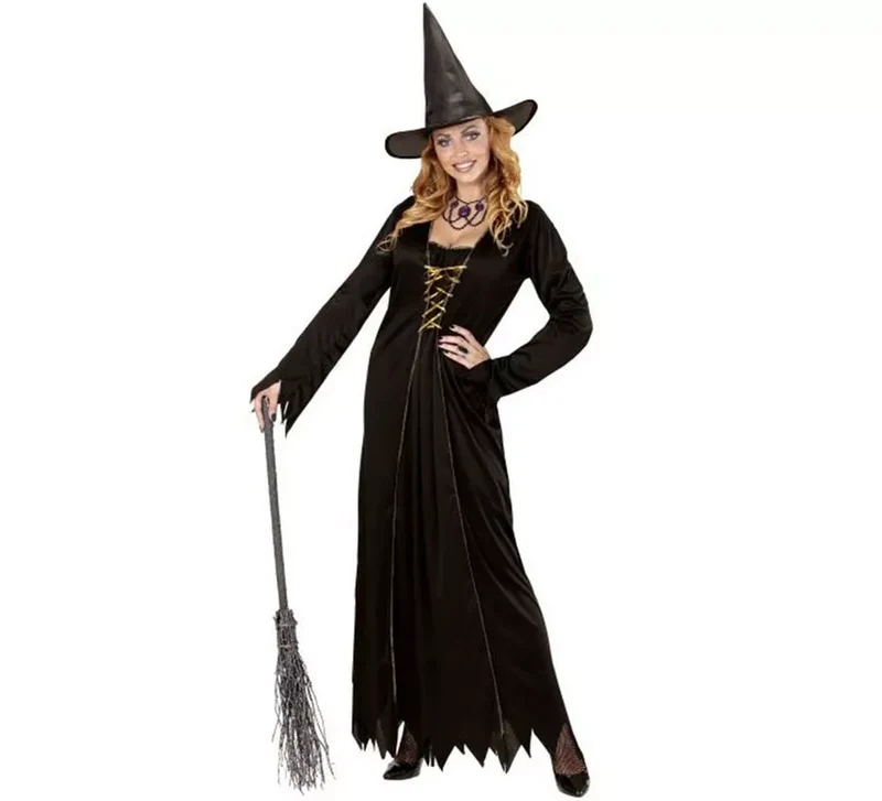 Disfraz de Bruja con Sombrero para mujer XL