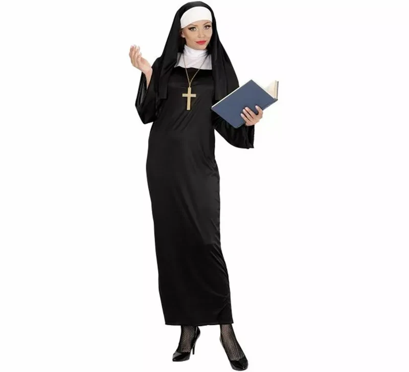 Disfraz de Monja Clásica para mujer XL