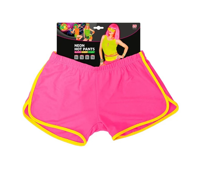 Pantalones Cortos neón en varios colores para mujer Rosa