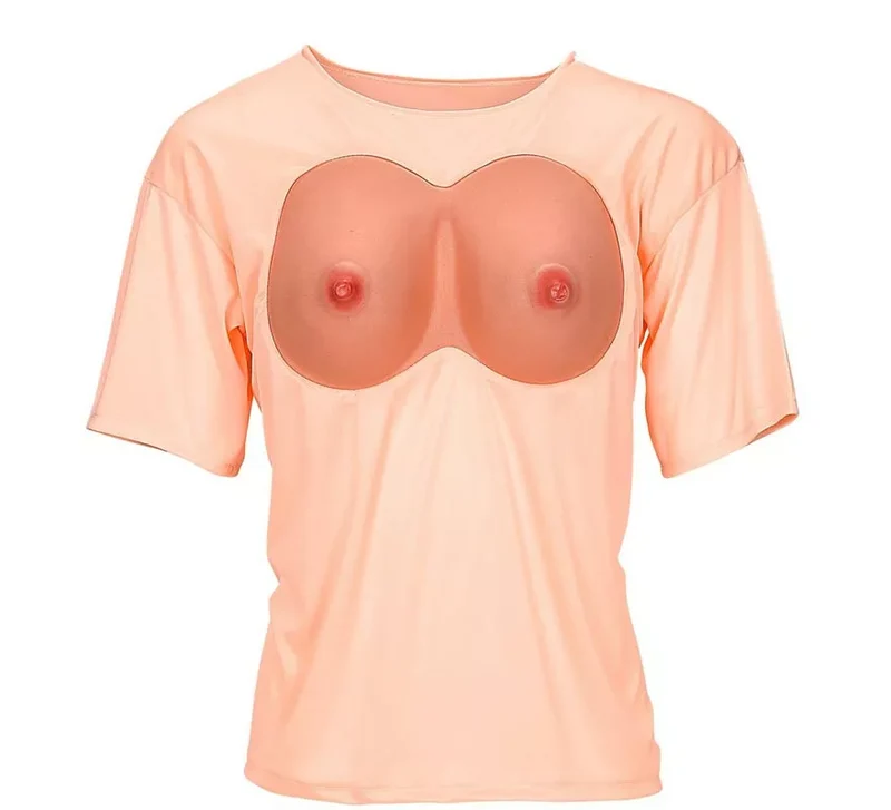 Camiseta con Tetas para hombre M-L