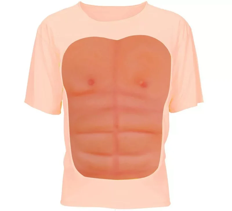 Camiseta con Pecho Musculoso para hombre M-L