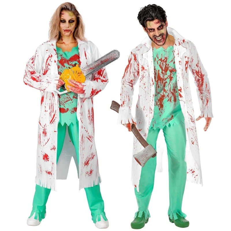 Halloween Kostüm Zombie Chirurg XXL