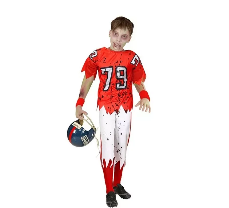 Disfraz de Jugador de Rugby Zombie para niño 11-13A