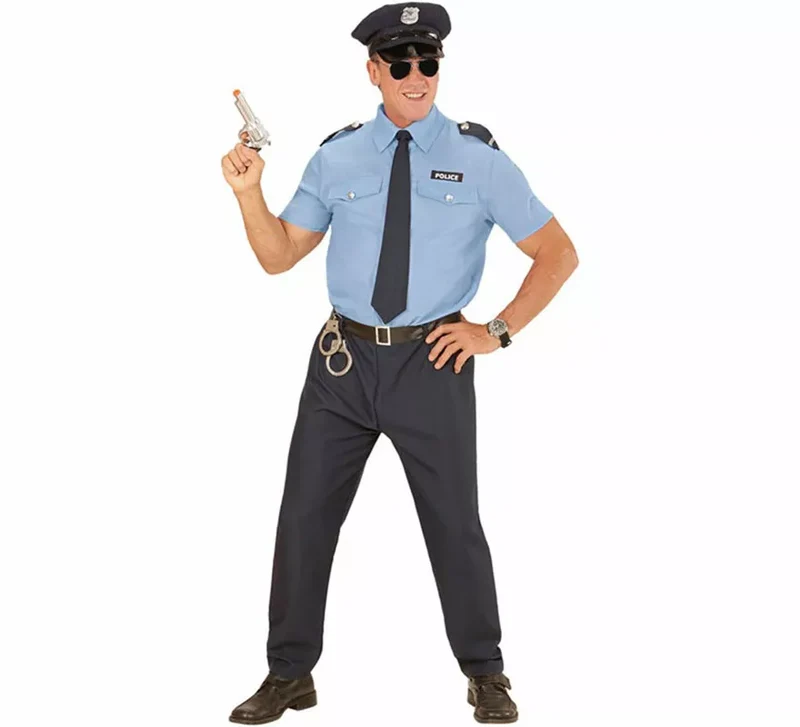 Disfraz de Policía Clásico para hombre M