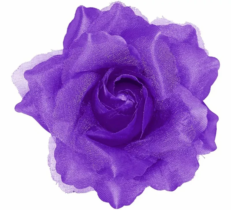 Pinza para Pelo en Forma de Rosa en varios colores Violeta