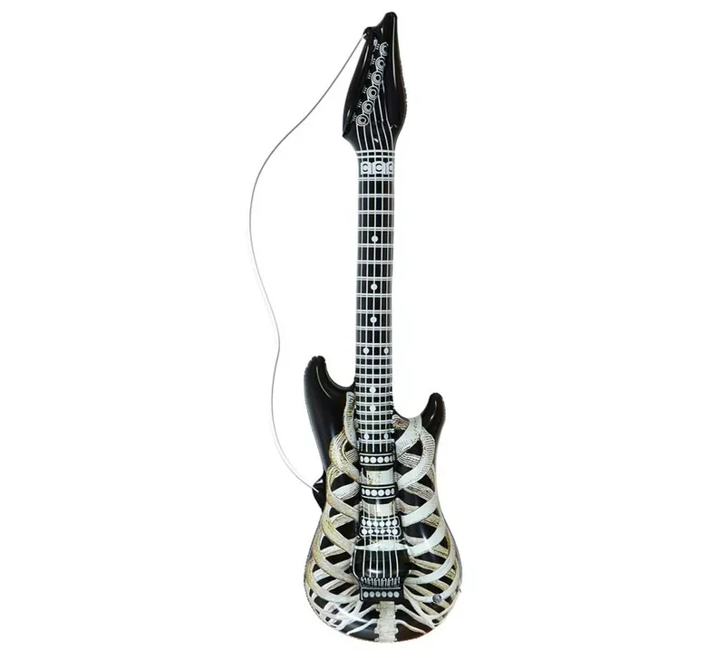 Guitarra de Esqueleto hinchable de 105 cm T.Única
