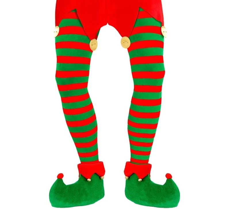 Medias a Rayas verdes y rojas para hombre XL