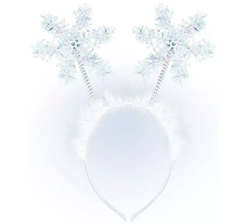 Diadema de Copos de Nieve Universal Adulto