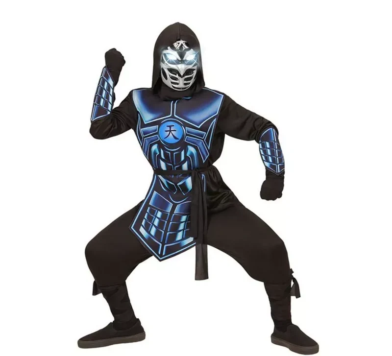 Disfraz de Cyber Ninja Luminoso y Sonoro para niño 5-7A