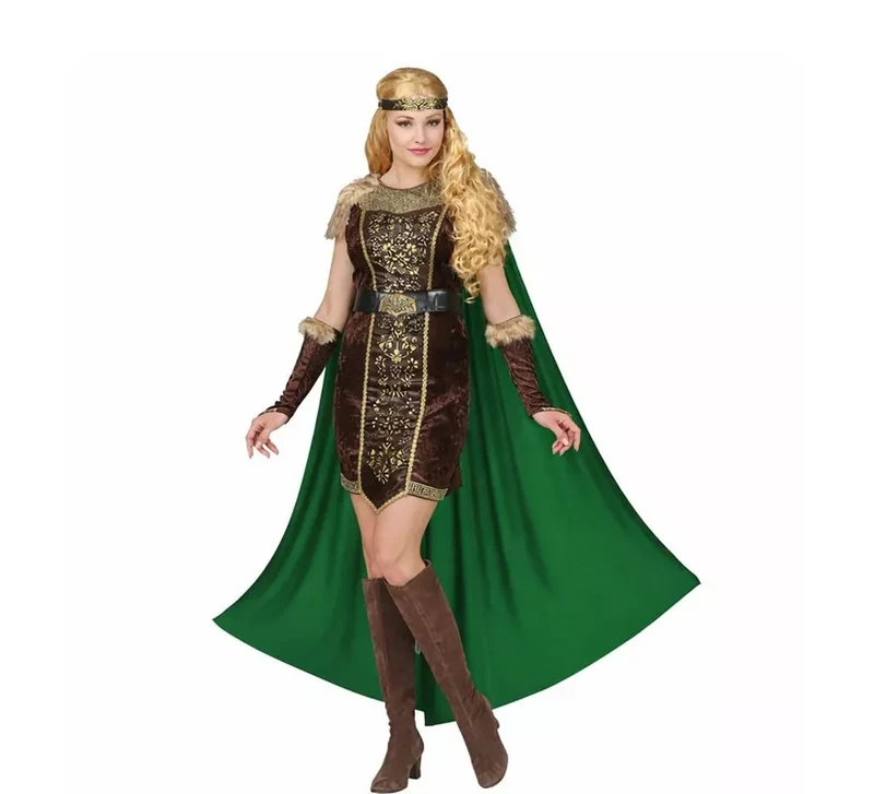 Disfraz de Dama Vikinga para mujer XS