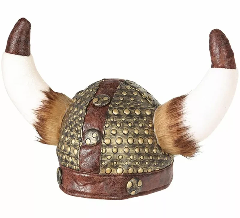 Casco Vikingo con Pelo Sintético Universal Adulto