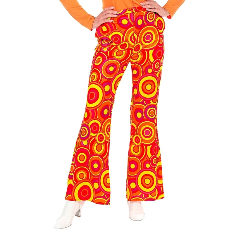 Disco 70S Hose Orange Ladies Bubbles S/M