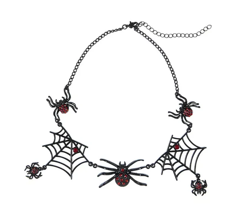 Collar con Arañas y Telarañas T.Universal