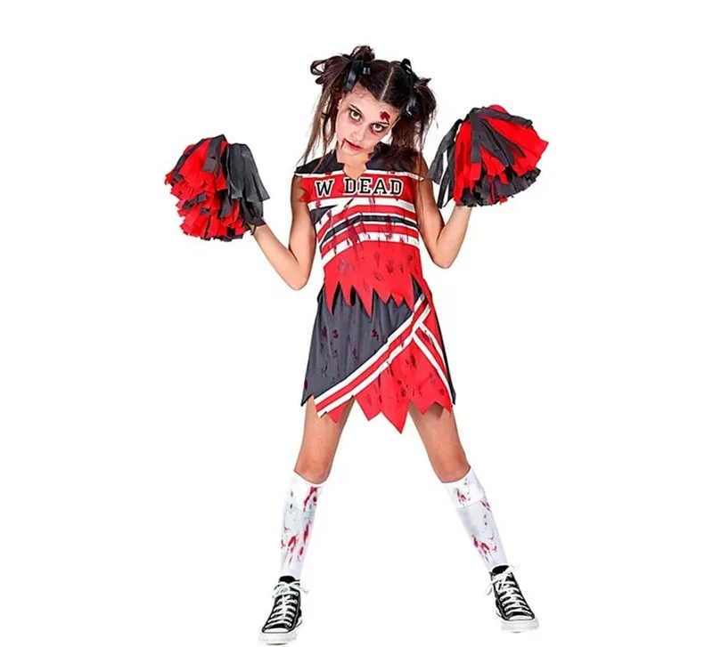 Disfraz de Animadora Zombie para niña 5-7A