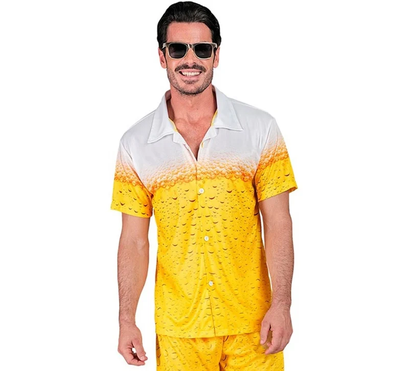 Camisa manga corta de Cerveza para hombre L/XL