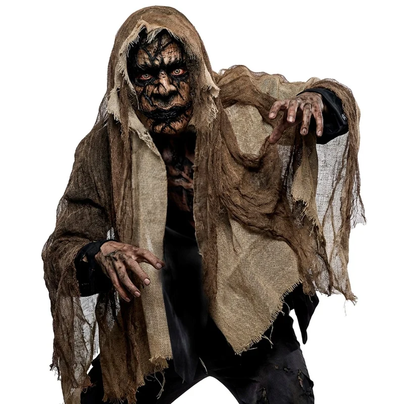 Halloween-Maske „Demon“ mit Umhang