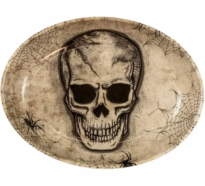 Cuenco con Calavera de 32x24 cm Sin talla