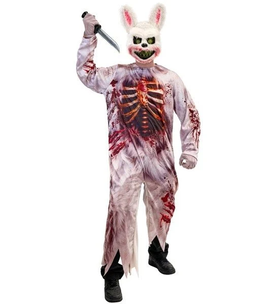 Zombie-Hase-Kostüm für Kinder 5–7 Jahre / 128 cm