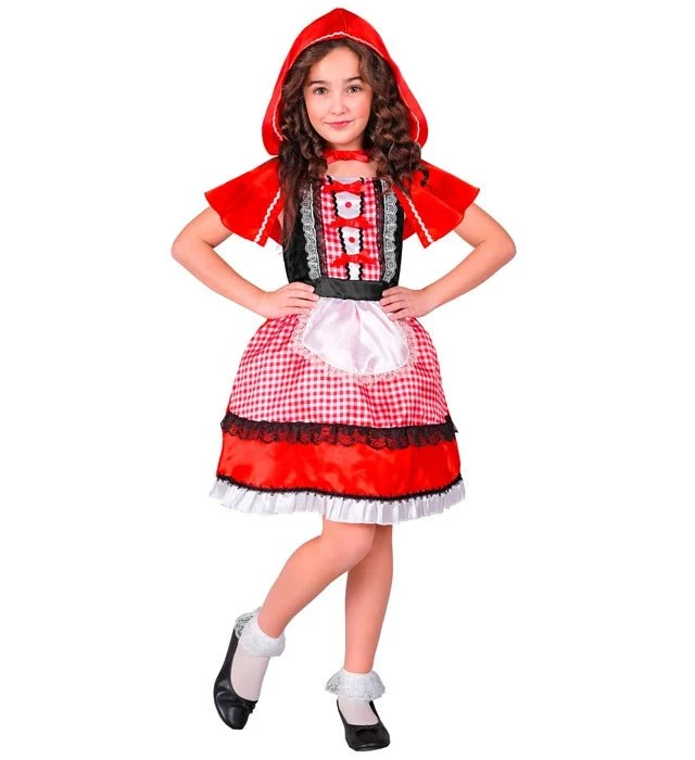 Rotes Kleid Rot Weißes Mädchen 104