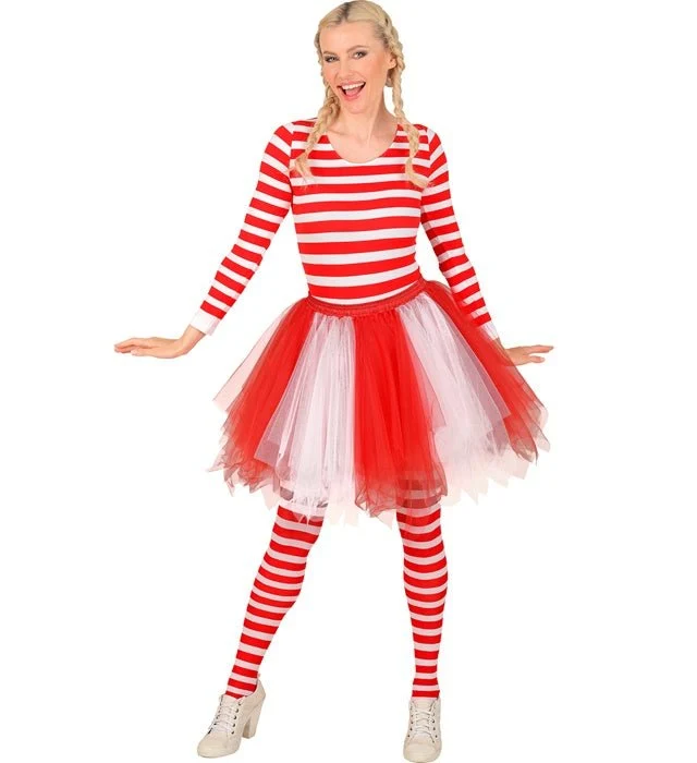 Tutu Rot/Weiß