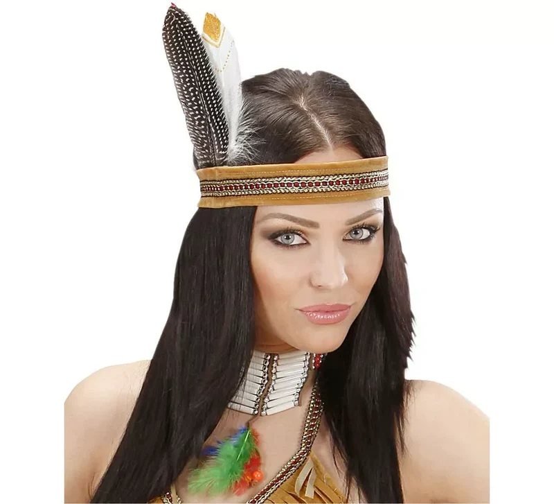 Pack de 12 Plumas de Indio en colores surtidos Universal Adulto