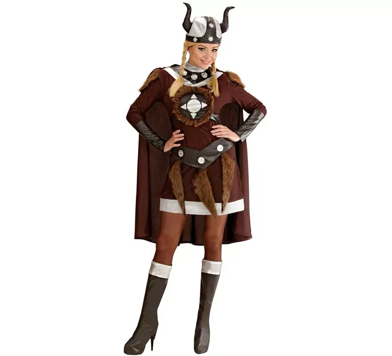 Disfraz de Vikinga Viktoria para mujer S