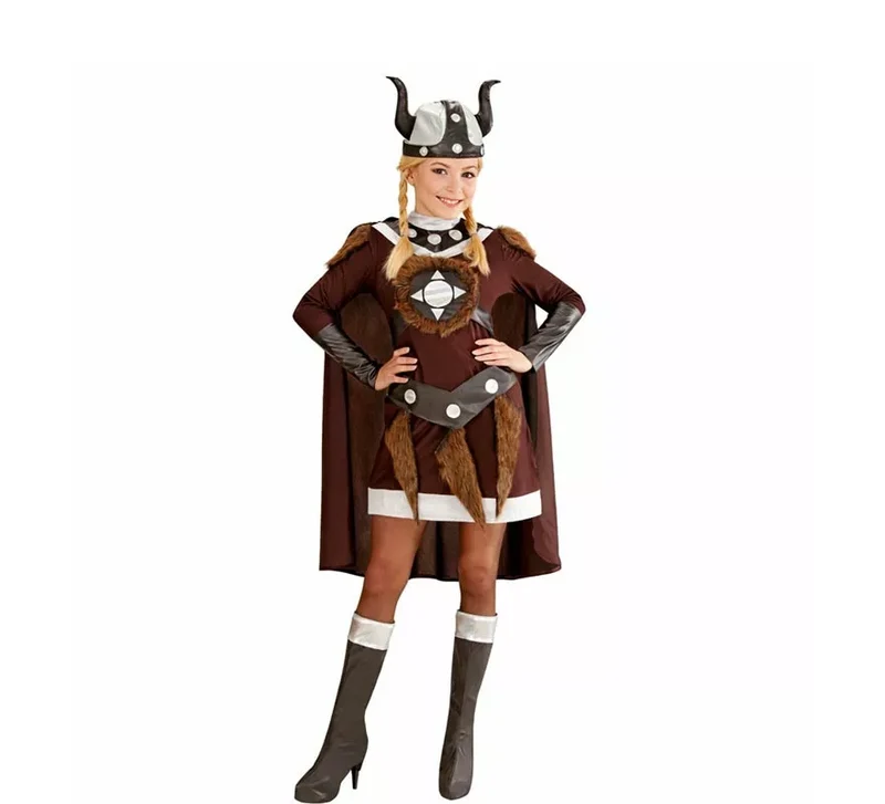 Disfraz de Vikinga Viktoria para mujer XS