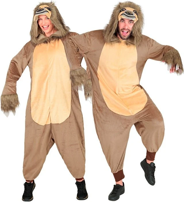 Leoparden-Onesie, braun S/M