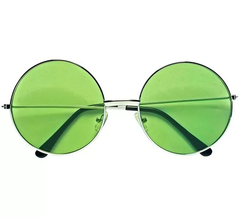 Gafas Hippies Años 70 en varios colores Verde