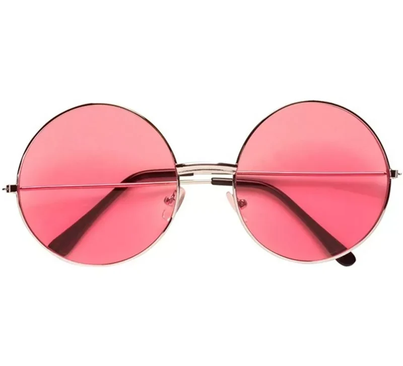 Gafas Hippies Años 70 en varios colores Rosa