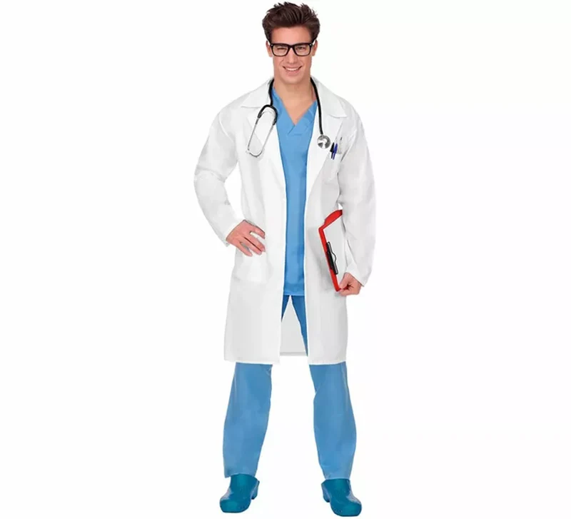 Disfraz de Doctor con Bata para hombre XXL
