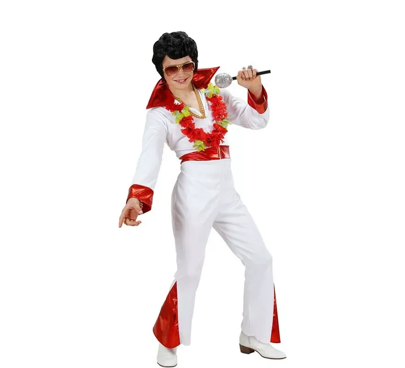 Disfraz de Rey del Rock and Roll para hombre 11-13A